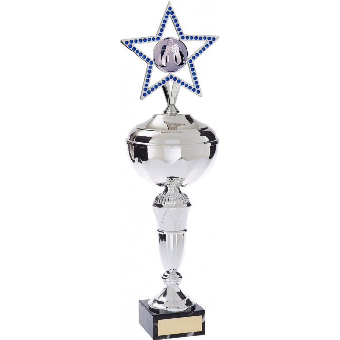 GEM STAR METAL BOXING TROPHY - AVAILABLE IN 4 SIZES AND COLOURS